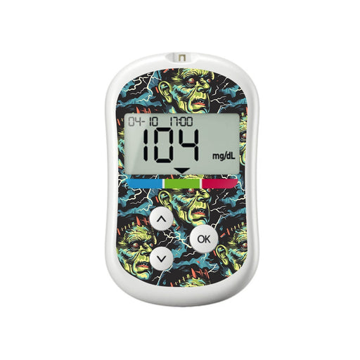 Peelz Frankie for OneTouch Verio Flex Glucometer Peelz/Stickers White Smoke