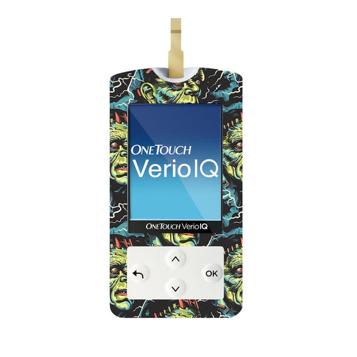 Peelz Frankie for OneTouch Verio IQ Glucometer Peelz/Stickers White Smoke