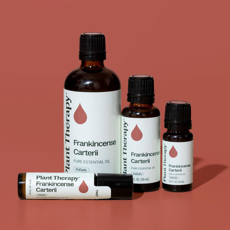 Plant Therapy Frankincense Carterii Essential Oil Pre-Diluted Roll-On Essential Oil Sienna 10 mL