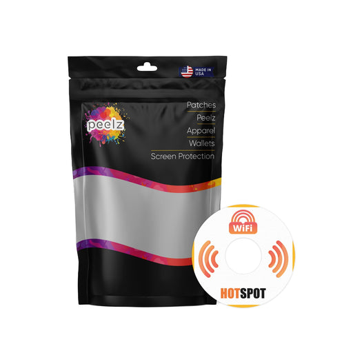 Peelz Free Wifi FreeStyle Libre 3 Plus & Lingo  Patch Tape - Pump Peelz Patch Medical Tape White Smoke 12-Pack (Set of 12 Patches),4-Pack (Set of 4 Patches)