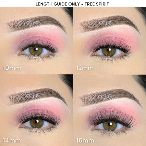 Pink Purée Free Spirit Multi-Pack DIY Lashes Wheat
