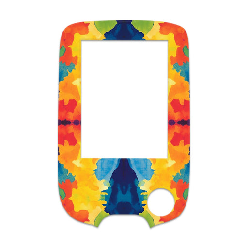 Peelz Bright Tie Dye Freestyle Libre 2 Peelz/Stickers White Smoke Receiver + Sensor,Sensor Only