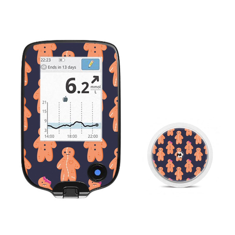 Peelz Zombie Cookies Freestyle Libre 2 Sticker - Pump Peelz Peelz/Stickers White Smoke Receiver + Sensor,Sensor Only