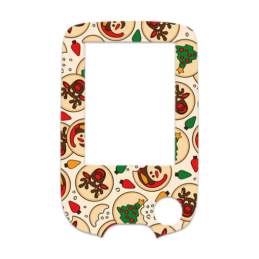 Peelz Santa's Cookies Freestyle Libre 2 Sticker - Pump Peelz Peelz/Stickers White Smoke Receiver + Sensor,Sensor Only
