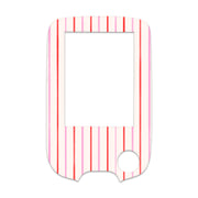 Peelz Peppermint Stripes Freestyle Libre 2 Sticker - Pump Peelz Peelz/Stickers White Smoke Receiver + Sensor,Sensor Only
