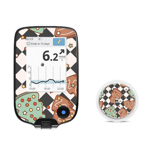 Peelz Sweet Tree Treats Freestyle Libre 2 Sticker - Pump Peelz Peelz/Stickers White Smoke Receiver + Sensor