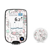 Peelz Cheers to '26 Freestyle Libre 2 Sticker - Pump Peelz Peelz/Stickers White Smoke Receiver + Sensor