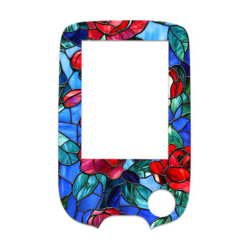 Peelz Crimson Blooms Freestyle Libre 2 Peelz/Stickers White Smoke Receiver + Sensor,Sensor Only