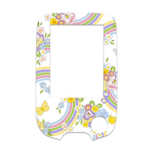 Peelz Rainbow Blooms Freestyle Libre 2 Peelz/Stickers White Smoke Receiver + Sensor,Sensor Only