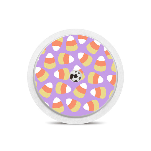 Peelz Candy Corn Freestyle Libre 2 Sticker - Pump Peelz Peelz/Stickers White Smoke Receiver + Sensor,Sensor Only