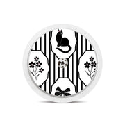 Peelz Midnight Cat Freestyle Libre 2 Sticker - Pump Peelz Peelz/Stickers White Smoke Receiver + Sensor,Sensor Only
