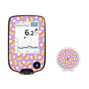 Peelz Candy Corn Freestyle Libre 2 Sticker - Pump Peelz Peelz/Stickers White Smoke Receiver + Sensor,Sensor Only