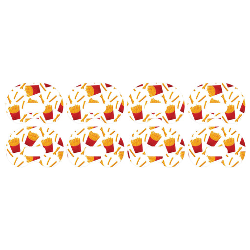Peelz French Fries Medtronic Guardian Connect Patch Tape - Pump Peelz Patch Medical Tape Seashell 4-Pack Medtronic CGM Tape