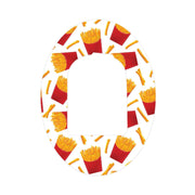 Peelz French Fries Pod Patch Tape - Pump Peelz Patch Medical Tape White Smoke 1-Pack Omnipod Tape