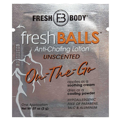 Fresh Body FB® Fresh Balls "On-The-Go" Lotion Packets for Men (Unscented) Deodorant Slate Gray 1 set (15 ct),2 sets (30 ct),3 sets (45 ct),4 sets ( 60 ct)
