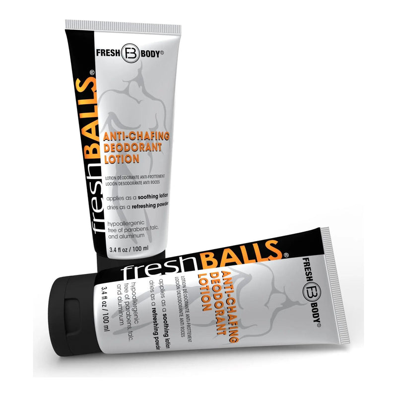 Fresh Body FB® Fresh Balls 3.4oz Lotion Deodorant Gray 2 tubes