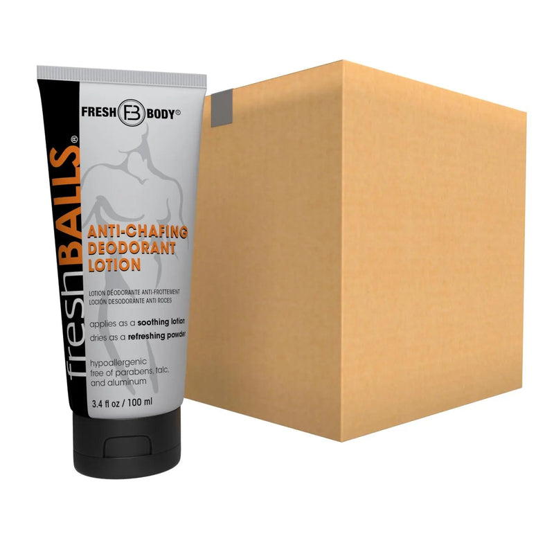 Fresh Body FB® Fresh Balls 3.4oz Lotion Deodorant Dark Khaki 24 tubes (Full Sack)