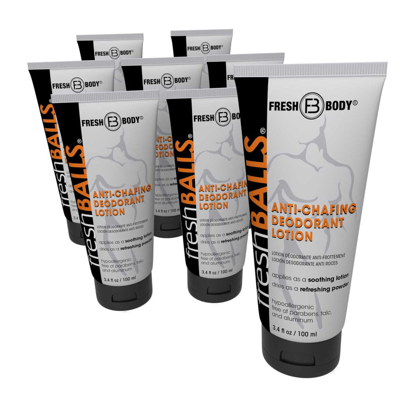 Fresh Body FB® Fresh Balls 3.4oz Lotion Deodorant Gray 8 tubes