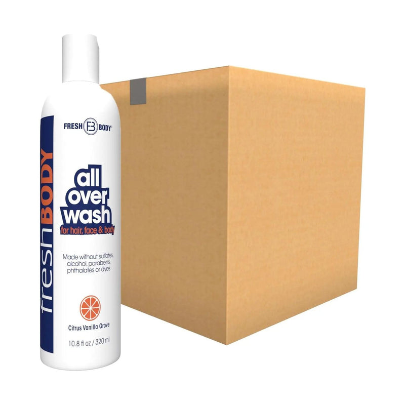 Fresh Body FB® Fresh Bodywash All Over Wash - Citrus Vanilla Grove - 10.8 fl oz Body Wash Dark Khaki 16 pack (Full Case)