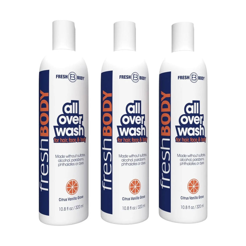 Fresh Body FB® Fresh Bodywash All Over Wash - Citrus Vanilla Grove - 10.8 fl oz Body Wash Midnight Blue 3 pack