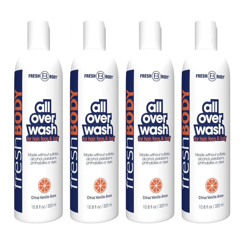 Fresh Body FB® Fresh Bodywash All Over Wash - Citrus Vanilla Grove - 10.8 fl oz Body Wash Midnight Blue 4 pack