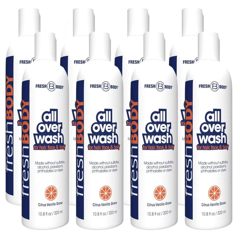 Fresh Body FB® Fresh Bodywash All Over Wash - Citrus Vanilla Grove - 10.8 fl oz Body Wash Midnight Blue 8 pack