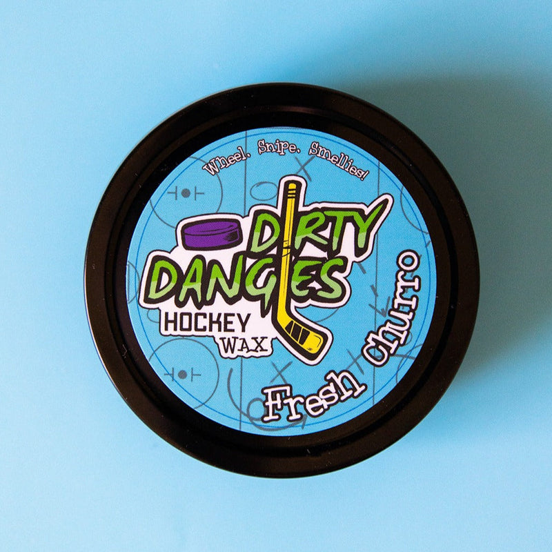 Dirty Dangles Hockey Fresh Churro - Hockey Stick Wax Hockey Stick Wax Light Blue