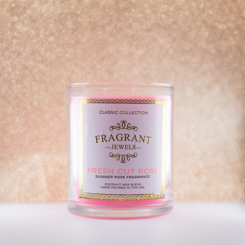 Fragrant Jewels Fresh Cut Rose - Jewel Candle Jewel Candle Tan