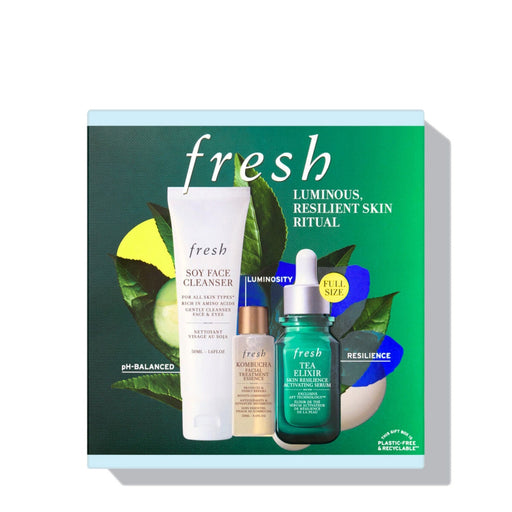 Nava Beauty Fresh Luminous Resilient Skin Ritual Set Skincare Dark Slate Gray