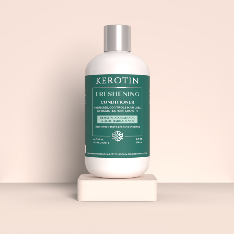 Kerotin Keratin Freshening Conditioner Shampoo Antique White