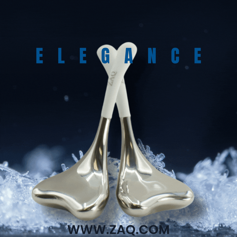 ZAQ Skin & Body Frosty Elegance: Revitalize Your Skin with Cryo Facial Ice Globes Gray Frosty Cryo Silver,Frosty Cryo Gold