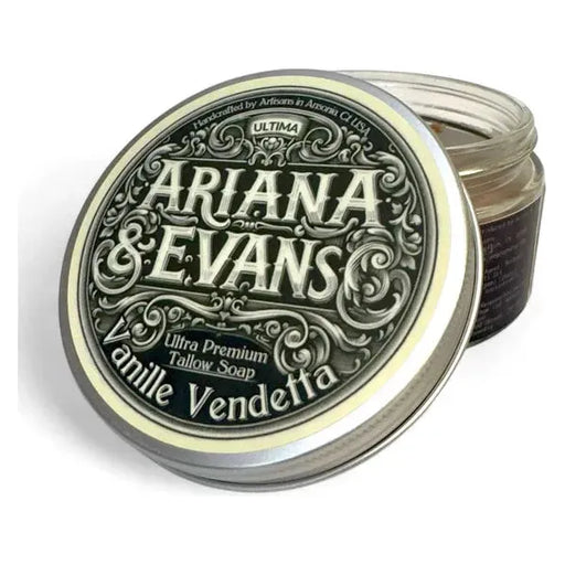 Ariana & Evans Ariana & Evans Vanille Vendetta Shaving Soap (Ultima) 4oz Shaving Soap Gray