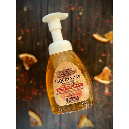 MION Artisan Soap Co. Liquid Soap | Clove and Grapefruit foaming liquid soap Dark Slate Gray