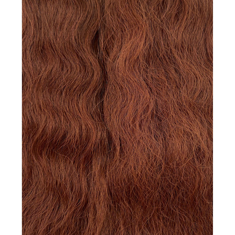 VIP Extensions Hush TRESS Collection Human Hair Blend - Super Bulk 16" Hair Extension Saddle Brown L33 - Dark Auburn
