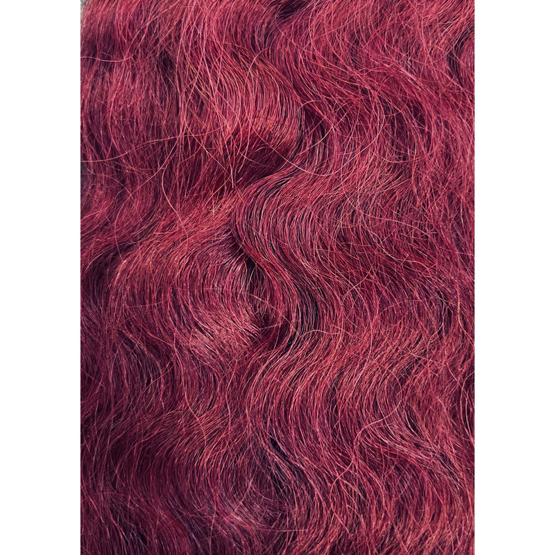 VIP Extensions Hush TRESS Collection Human Hair Blend - Super Bulk 16" Hair Extension Brown BURG