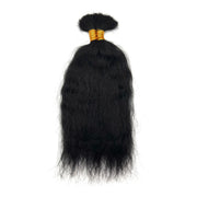 VIP Extensions Hush TRESS Collection Human Hair Blend - Super Bulk 16" Hair Extension Black 1 Jet Black