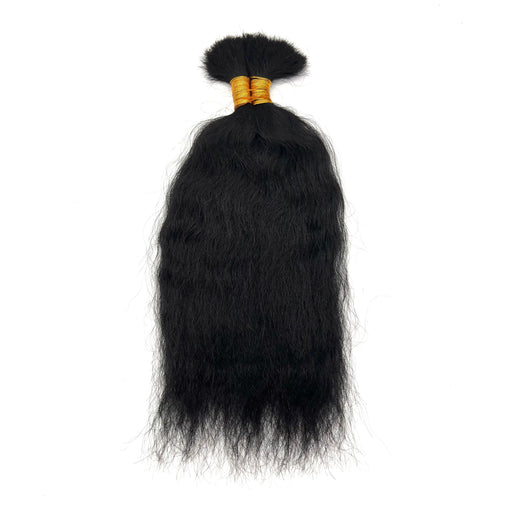 VIP Extensions Hush TRESS Collection Human Hair Blend - Super Bulk 16" Hair Extension Black 1 Jet Black