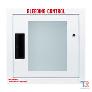 True Rescue Fully Recessed Cabinet Cabinet Light Gray Small / Alarmed