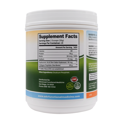 Advanced Functional Medicine Supplements Functional Collagen Powder (The most beneficial source of protein) 100% Grassfed Gray