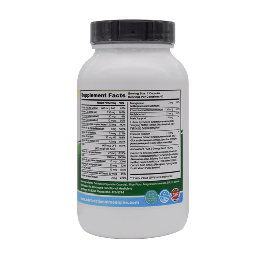 Advanced Functional Medicine Supplements Functional Micronutrients for Men (Medical grade multivitamin designed specific for Men) Gray