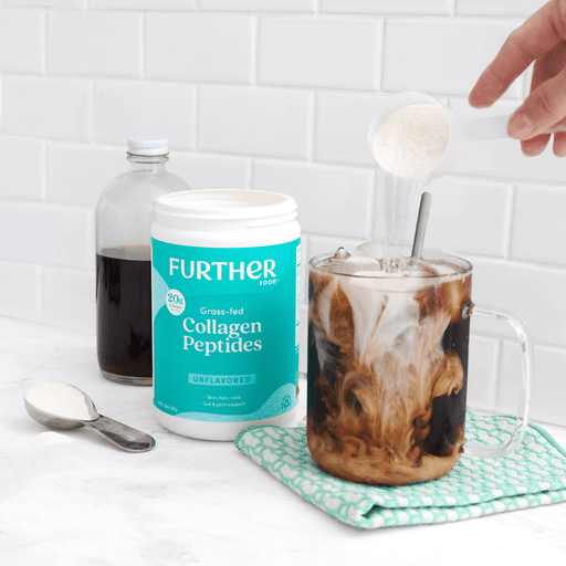 Further Food Unflavored Collagen Peptides Powder Collagen Light Gray 10 oz. (14 SERVINGS),21 oz. (30 SERVINGS),Stick Packets (12 ct.)