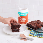 Further Food Chocolate Collagen Peptides Powder Collagen Light Gray 11 oz. (14 SERVINGS),24 oz. (30 SERVINGS),Stick Packets (12 ct.)