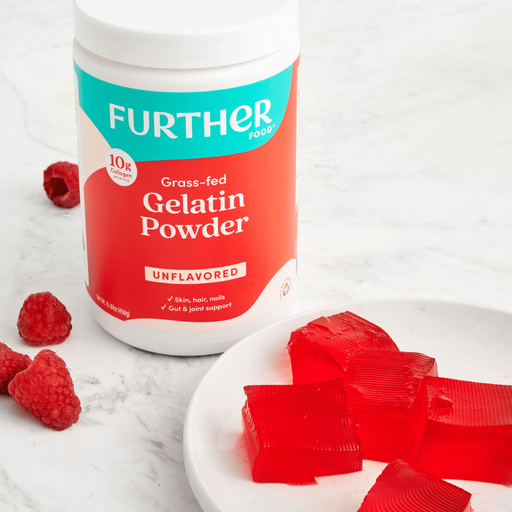 Further Food Premium Gelatin Powder Collagen Beige 16 oz. (45 SERVINGS),32 oz. (90 SERVINGS)