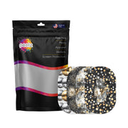 Peelz Champagne Glow Variety Dexcom G6 Patch Tape - Pump Peelz Patch Medical Tape White Smoke 12-Pack (Set of 12 Patches),4-Pack (Set of 4 Patches)