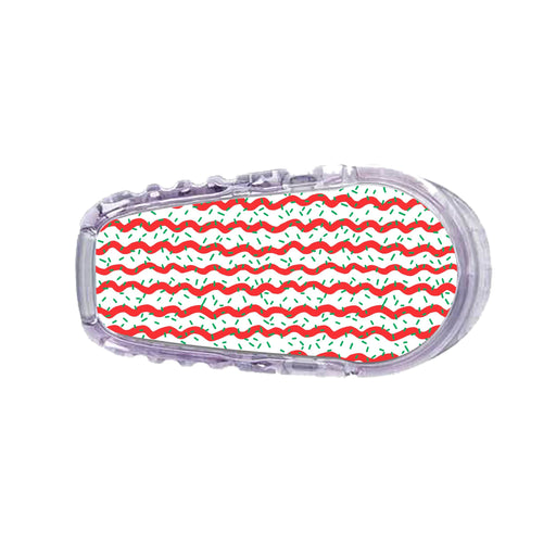 Peelz Christmas Icing Dexcom G6 Transmitter Sticker - Pump Peelz Peelz/Stickers White Smoke