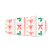 Peelz Holly Jolly Ribbon Dexcom G6 Transmitter Sticker - Pump Peelz Peelz/Stickers White Smoke