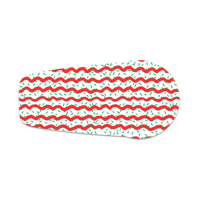 Peelz Christmas Icing Dexcom G6 Transmitter Sticker - Pump Peelz Peelz/Stickers White Smoke
