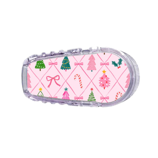 Peelz Coquette Christmas Dexcom G6 Transmitter Sticker - Pump Peelz Peelz/Stickers White Smoke