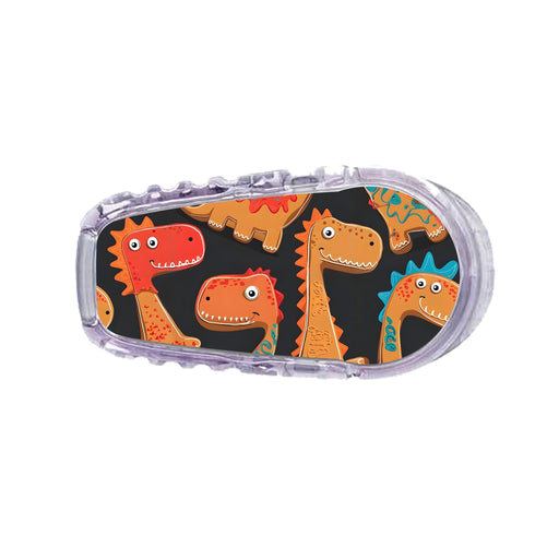 Peelz Jurassic Gingerbread Dexcom G6 Transmitter Sticker - Pump Peelz Peelz/Stickers White Smoke