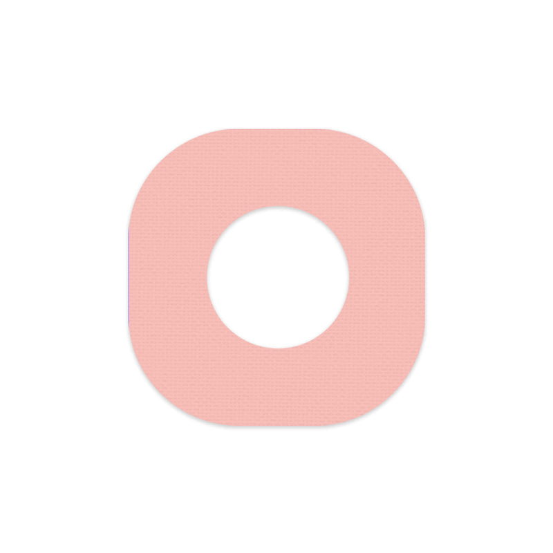 Peelz Solid Color Cantaloupe Dexcom G7 and Stelo Patch Tape - Pump Peelz Patch Medical Tape Light Pink 12-Pack (Set of 12 Patches),4-Pack (Set of 4 Patches)